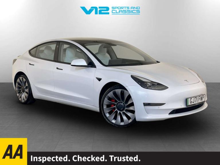 2021 Tesla Model 3 (Dual Motor) Performance Saloon 4dr Electric Auto 4WDE (Performance Upgrade Sa...