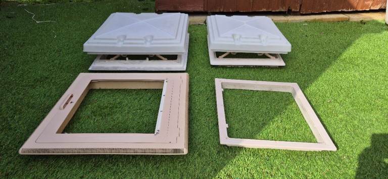 Skylights for camper caravan motorhome boat 400x400 , 350x320 , 280x280mm.