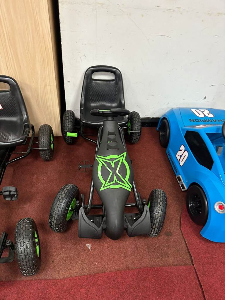Xootz Viper Racing Go Kart - Black/Green