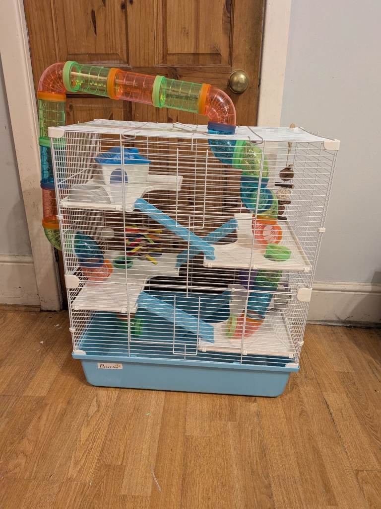 5 tier Pawhut hamster cage with accessories 