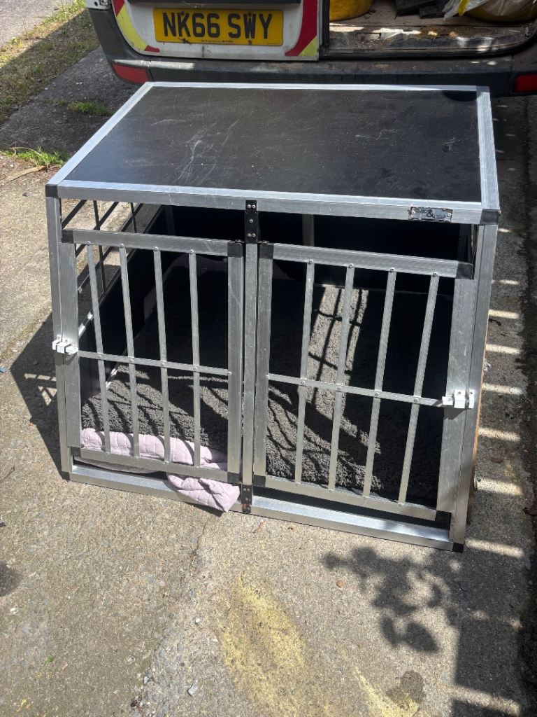 Dog cage aluminium 