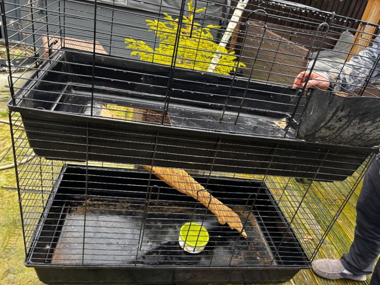 Double Pet cage with extras