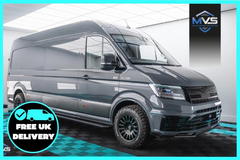 2026 MAN TGE 2.0 LWB MCR EDITION 180BHP AUTO PURE GREY - TOP SPEC PANEL VAN Diesel Automatic