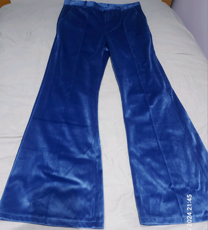 image for MEN'S BELL BOTTOM velvet TROUSERS 