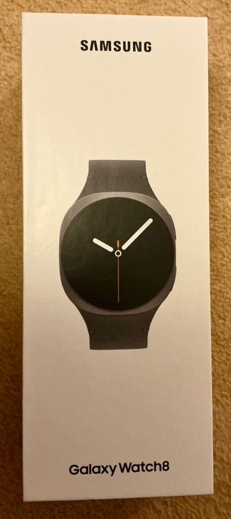 Samsung Galaxy Watch8 Graphite Bluetooth Brand New Sealed Box