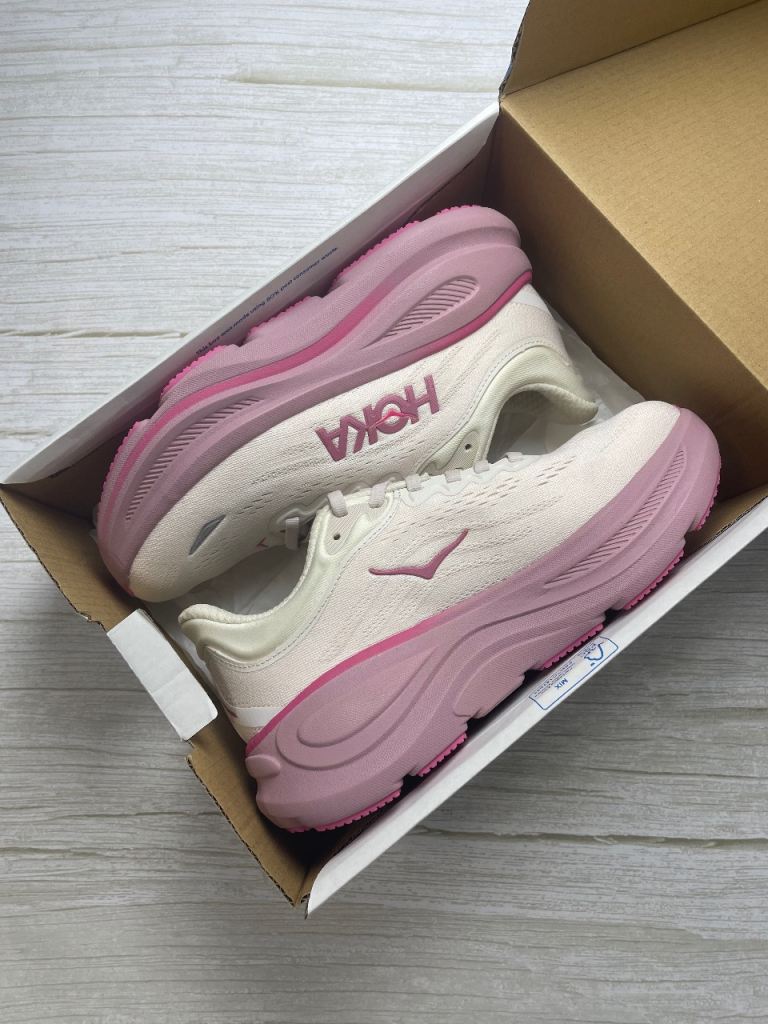 Hoka Bondi 8 Women's Running Shoes – Pink, Brand New