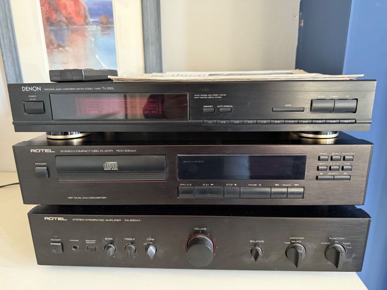 Hi-Fi Sound System - Rotel, Denon & Infinity 
