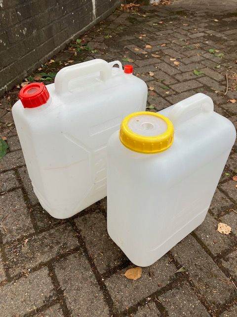 Waste water bottle for campervan/motorhome