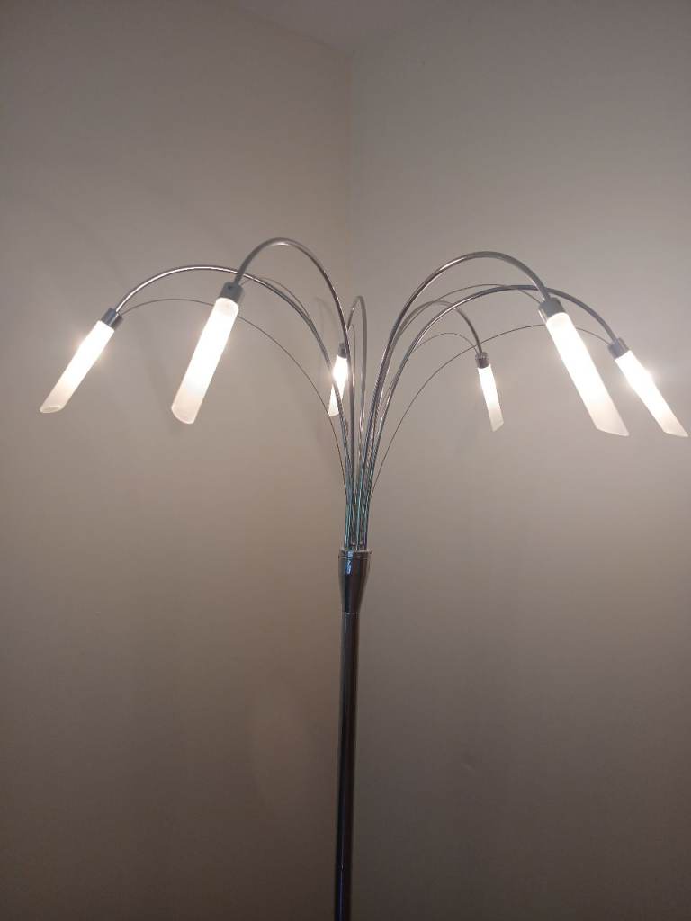 Modern Chrome Floor Lamp