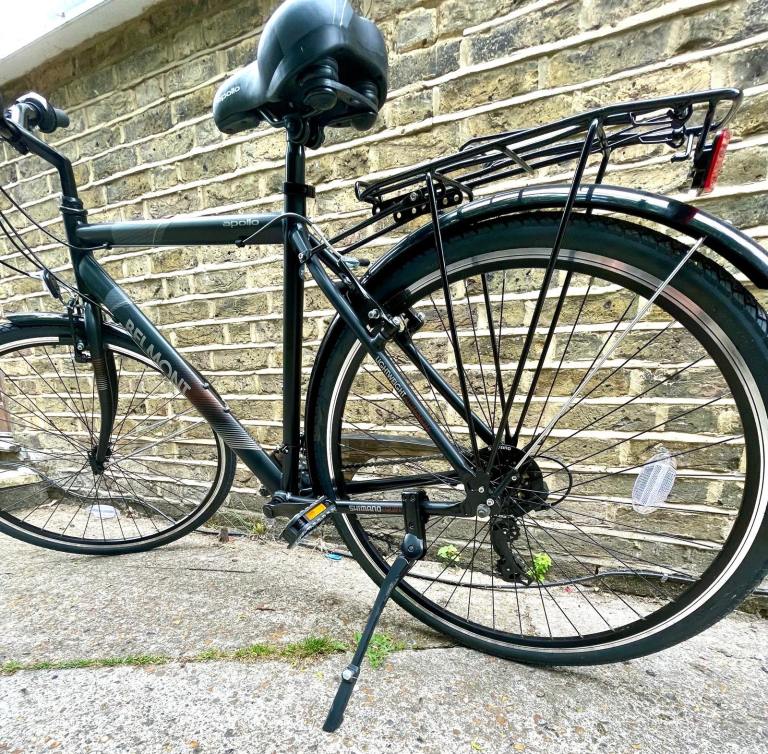 Belmont City Bike - Black, Good Condition with Rear Rack