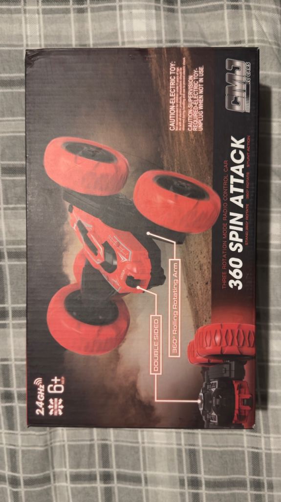Remote control stunt car