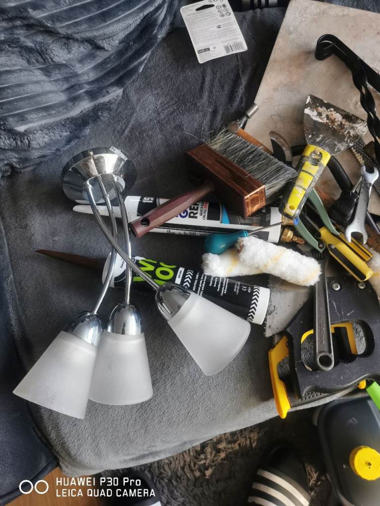Mixed Lot of Hand Tools and Building Supplies – Good Condition