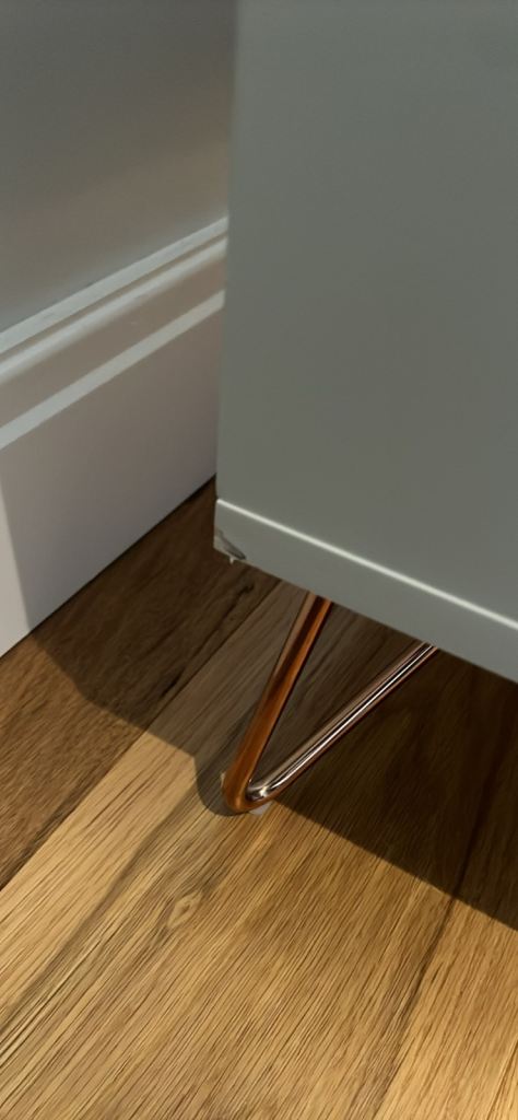 Made Grey 6 drawer chest of drawers and bedside chest of drawers 