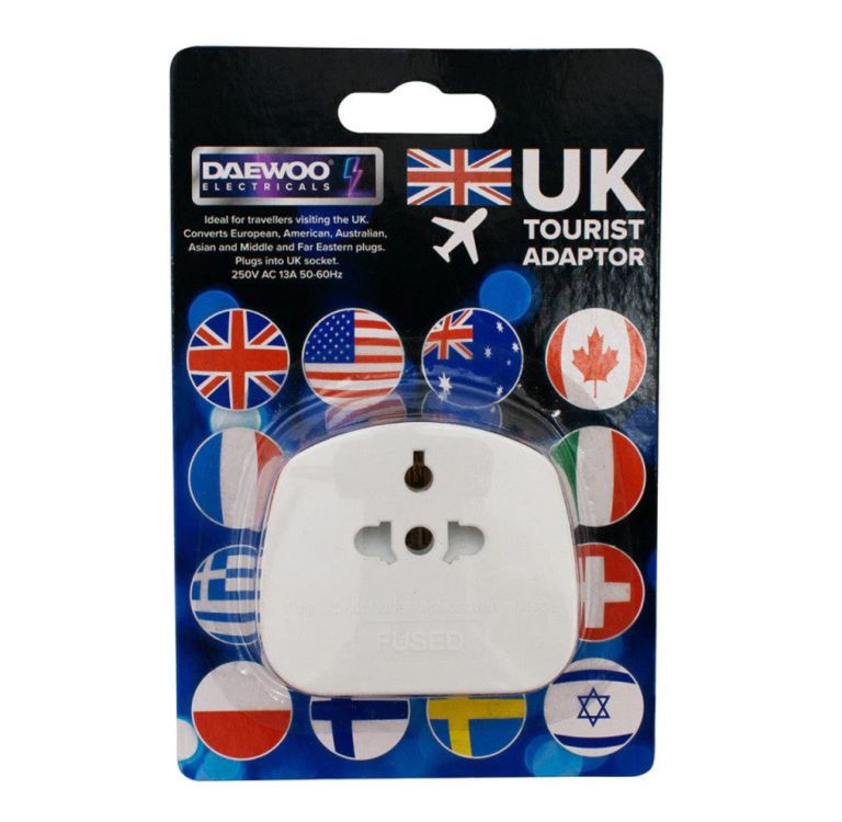 Daewoo Electricals UK Tourist Adaptors 