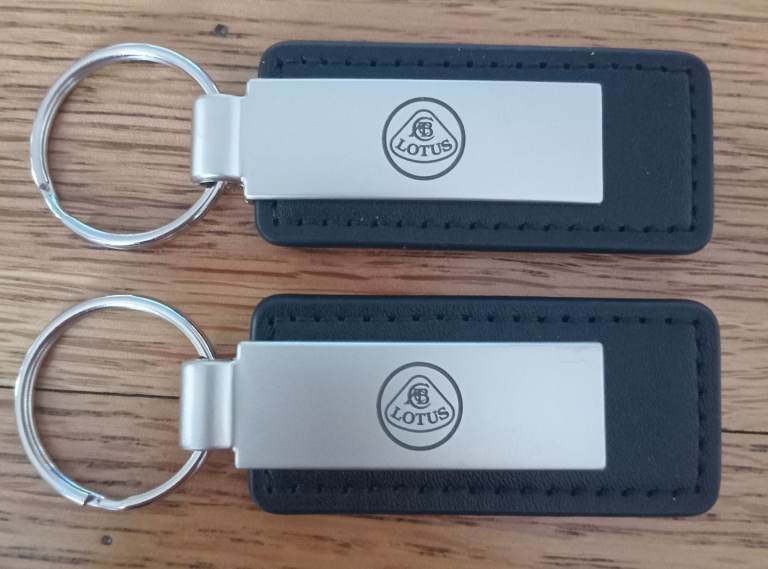 2 Lotus keyrings 