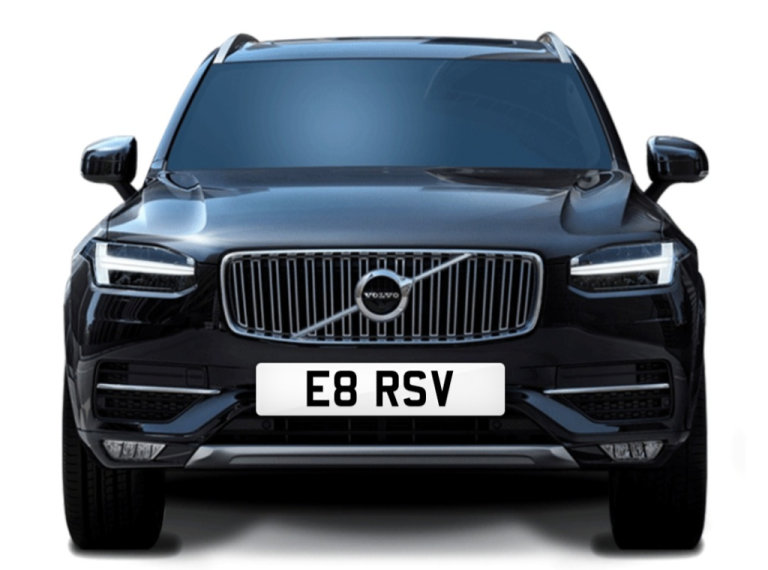 E8RSV Private number plate