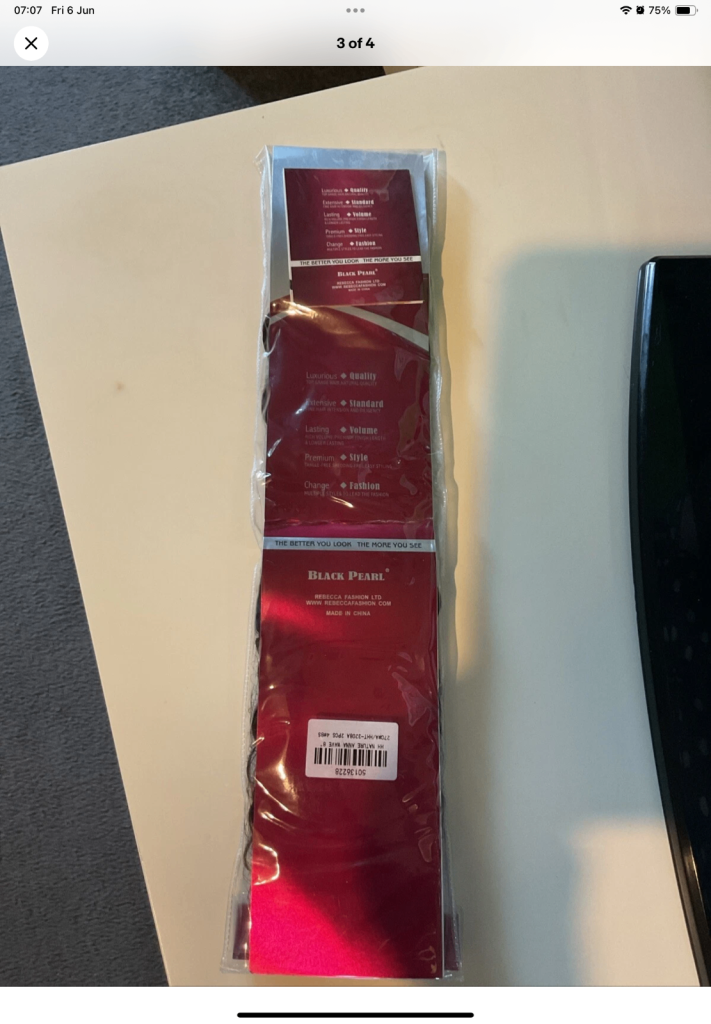 2 Bundles, Ladies Brand New 100% Real Human Hair Extensions, 8inch