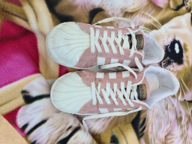 adidas gazelle silver green womens Vintage Petal Pink" Custom Shoes - Adidas Superstar Shell Toe