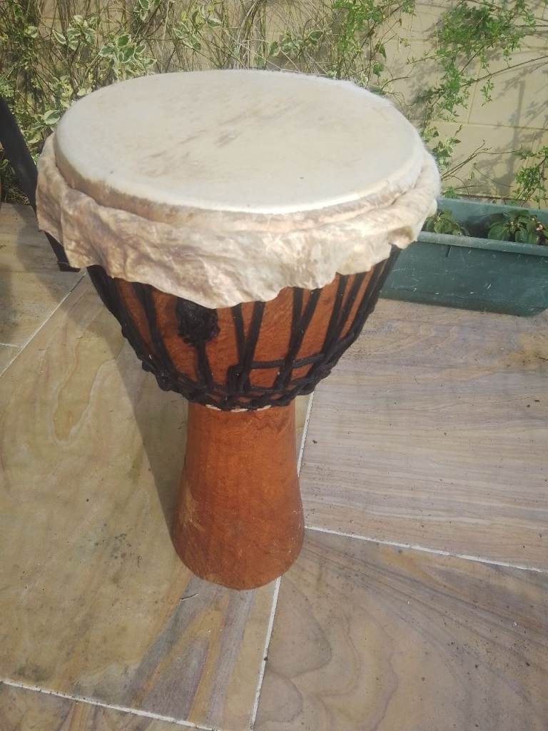 Djembe Drum – Traditional Wooden Instrument
