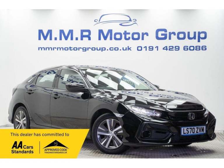 2021 Honda Civic 1.0 VTEC Turbo 126 SE 5dr CVT HATCHBACK PETROL Automatic