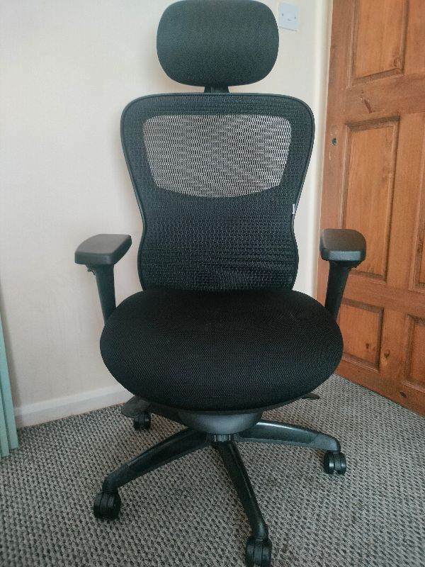 Dynamic Stealth High Mesh Back Ergonomic Posture Chair with Arms