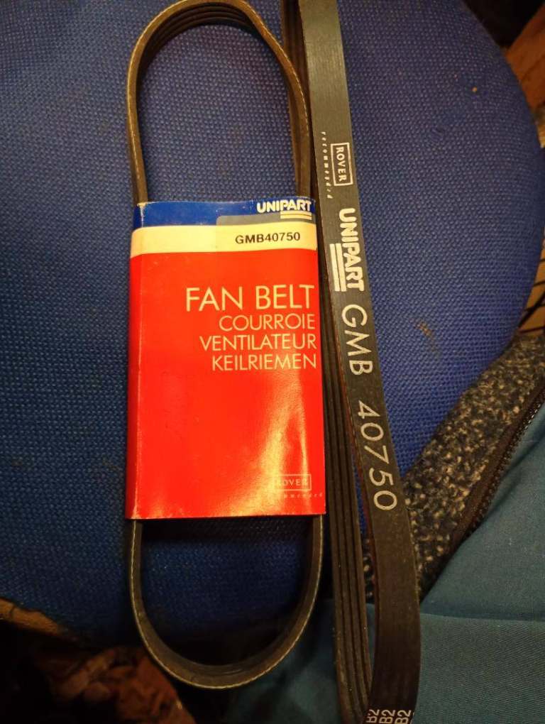 GENUINE UNIPART / ROVER FAN BELT GMB40750 FOR ROVER METRO 100 200 400