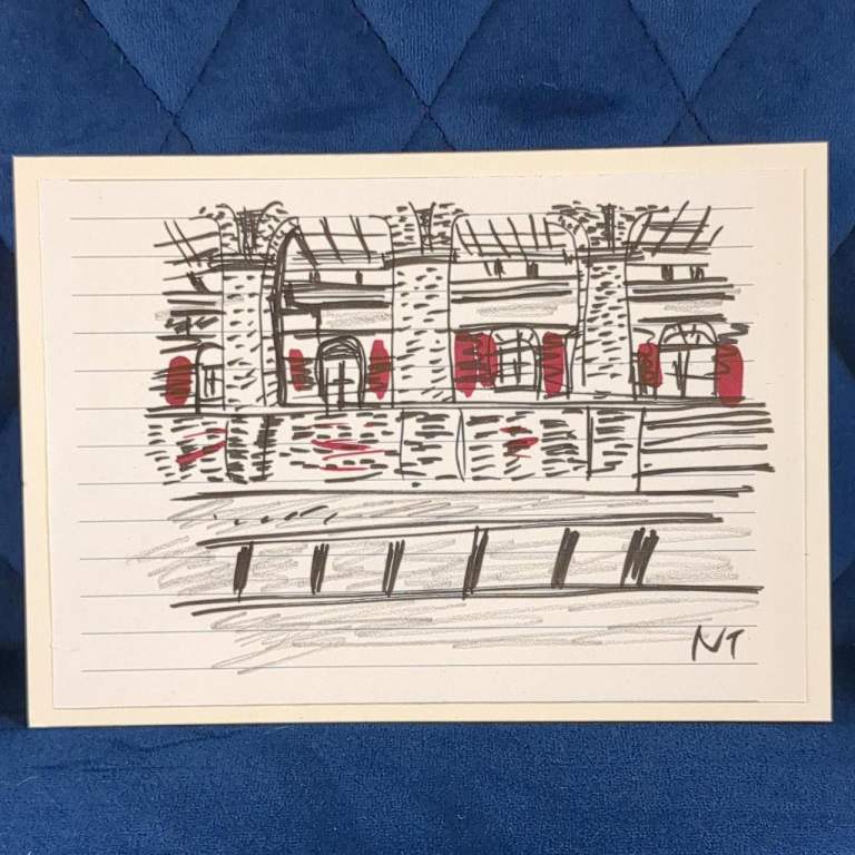 Original Art 'Sketch Of A Old Railway''  