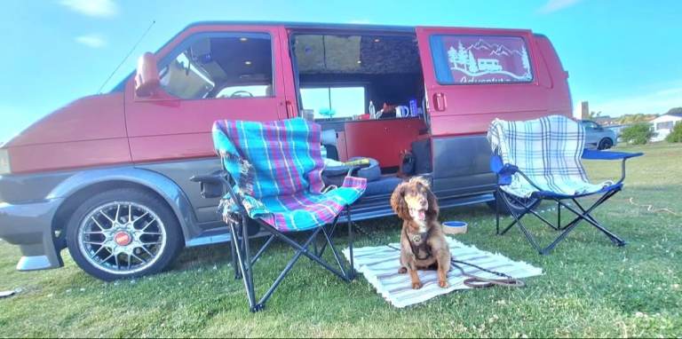Volkswagon Transporter T4 1999 Diesel Campervan. Red