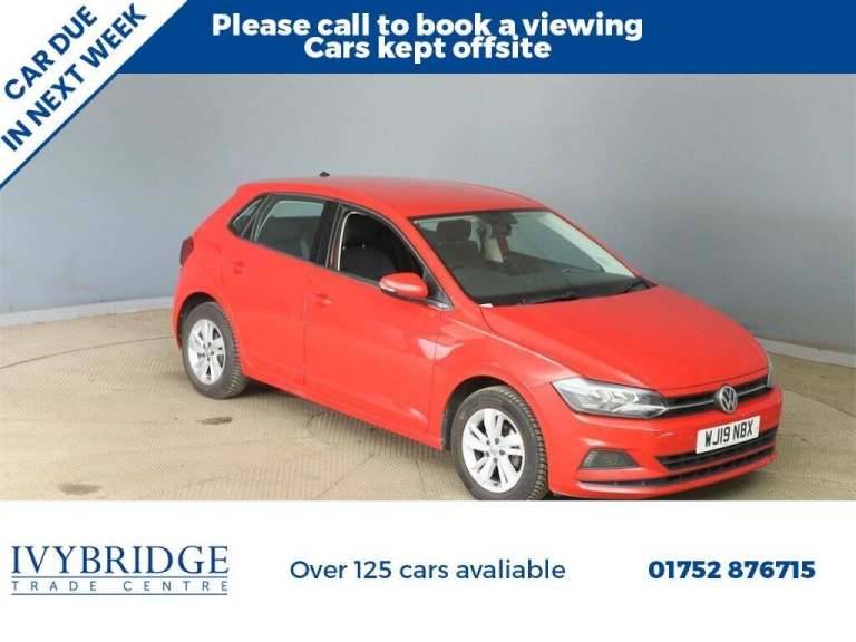 2019 19 VOLKSWAGEN POLO 1.0 TSI GPF SE HATCHBACK 5DR PETROL MANUAL EURO 6 (S/S)
