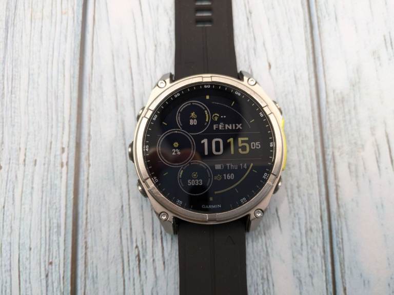 Fenix 8 Solar Sapphire Titanium 47mm (Titanium with Amp Yellow Band)