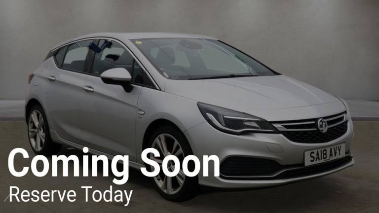 2018 Vauxhall Astra 1.4T 16V 150 SRi Vx-line Nav 5dr HATCHBACK PETROL Manual