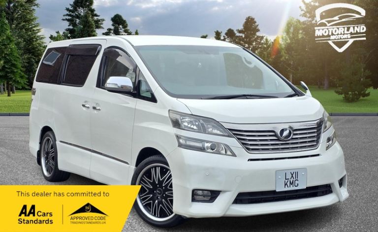 2011 Toyota Vellfire 2.4L PETROL AUTO 7 SEATS 5 DR Petrol Automatic