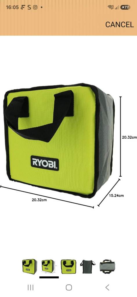 Ryobi Tool Bag 
