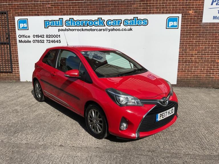2017 Toyota Yaris 1.0 VVT-I ICON 3DR Manual Hatchback Petrol Manual