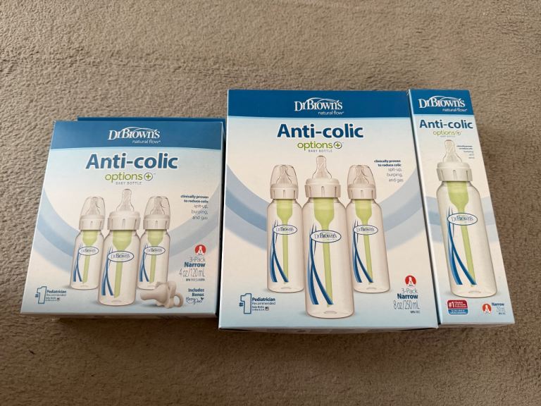 NEW Dr. Brown's Anti-colic Options+ Baby Bottles