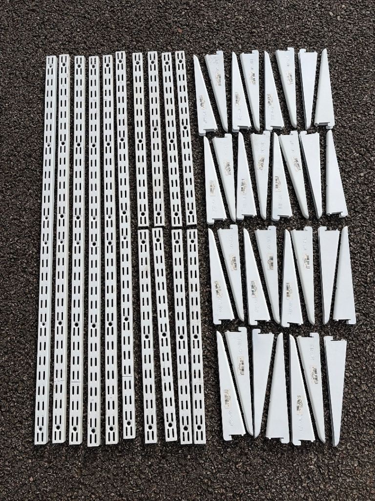 Twin Slot Shelf Brackets & Rails