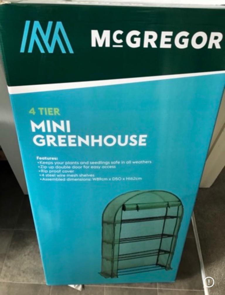 McGregor 4 Tier Mini Greenhouse- BNIB - Another
