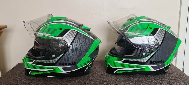 Motorbike helmets