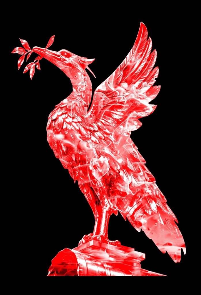 RED Liverpool Liverbird design