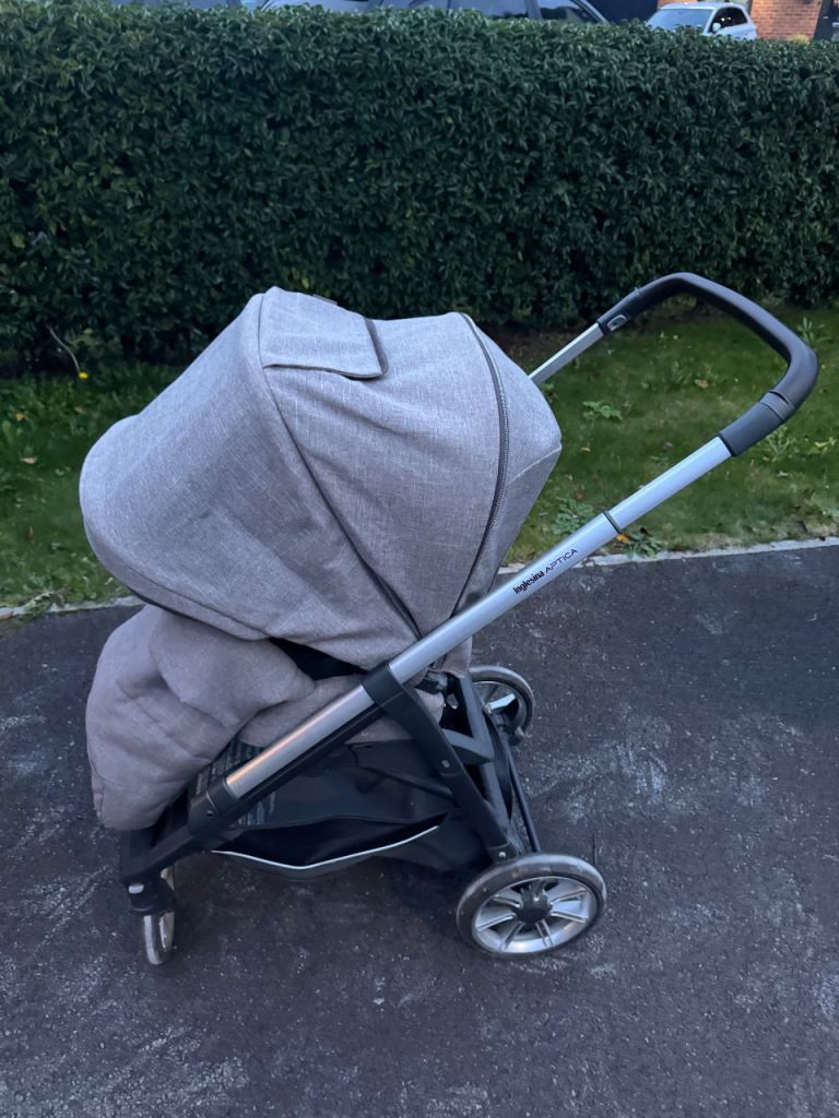 Inglesina Aptica System Quattro 4-in-1 Travel System (Pram, Car Seat, Base & Stand)⁠