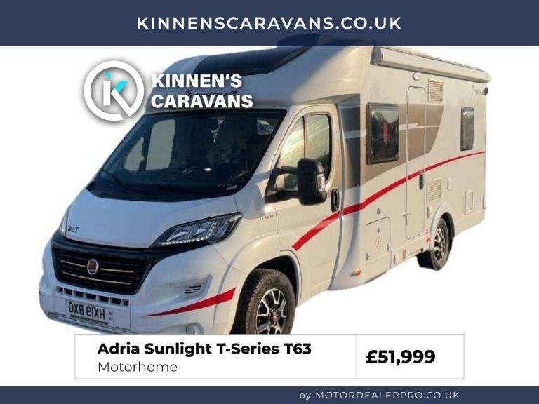 2019 Adria Sunlight T-Series T63 Motorhome