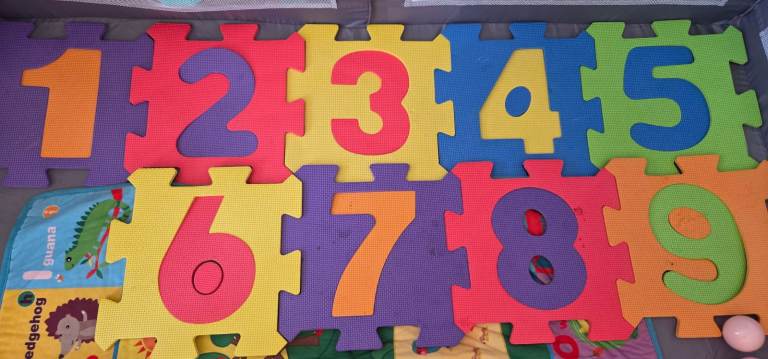 Alphabet foam mat