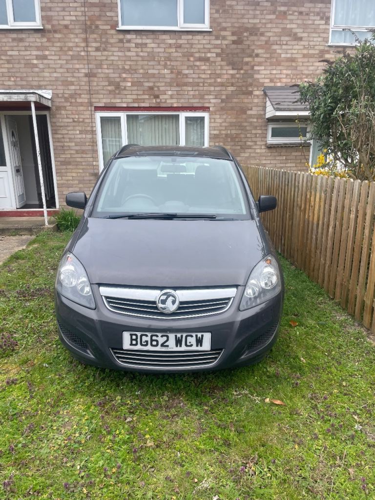 Vauxhall, ZAFIRA, MPV, 2012, Manual, 1598 (cc), 5 doors