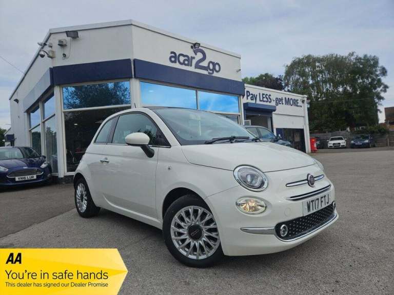 2017 Fiat 500 1.2 Lounge Hatchback 3dr Petrol Manual Euro 6 (s/s) (69 bhp) Hatchback Petrol Manual