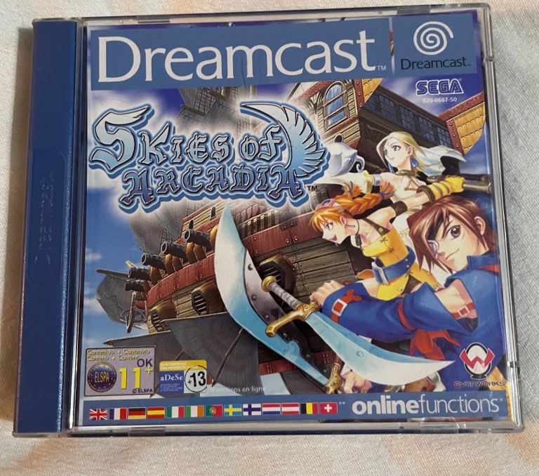 Skies of Arcadia – SEGA Dreamcast – PAL – Complete – MINT DISCS – No Cracks – UK Seller – Rare