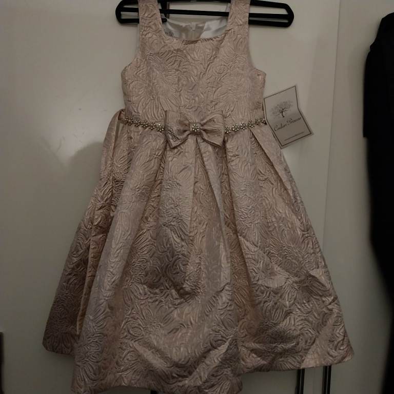 Girls age 7 dress bridesmaid, wedding party flower girl BNWT