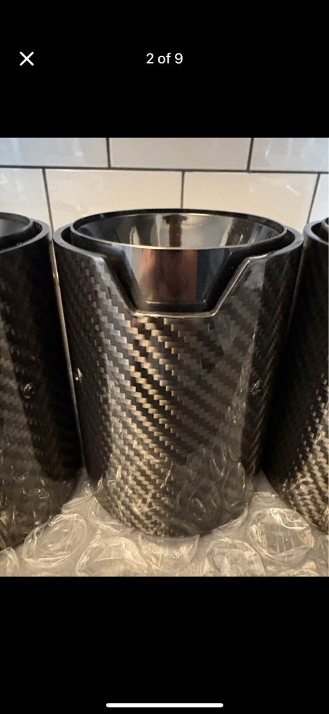 M performance style exhaust tips