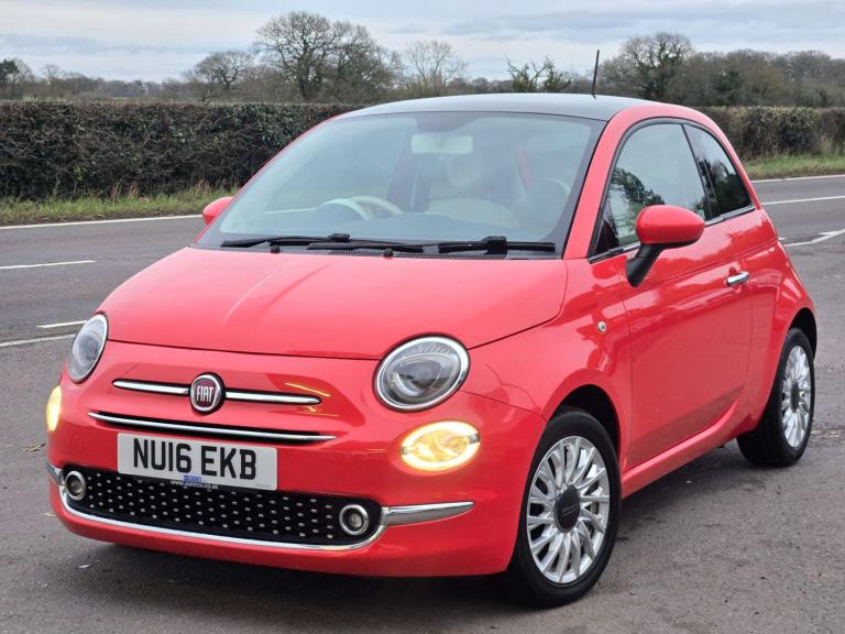 2016 Fiat 500 1.2 500 Lounge 3dr Hatchback Petrol Manual