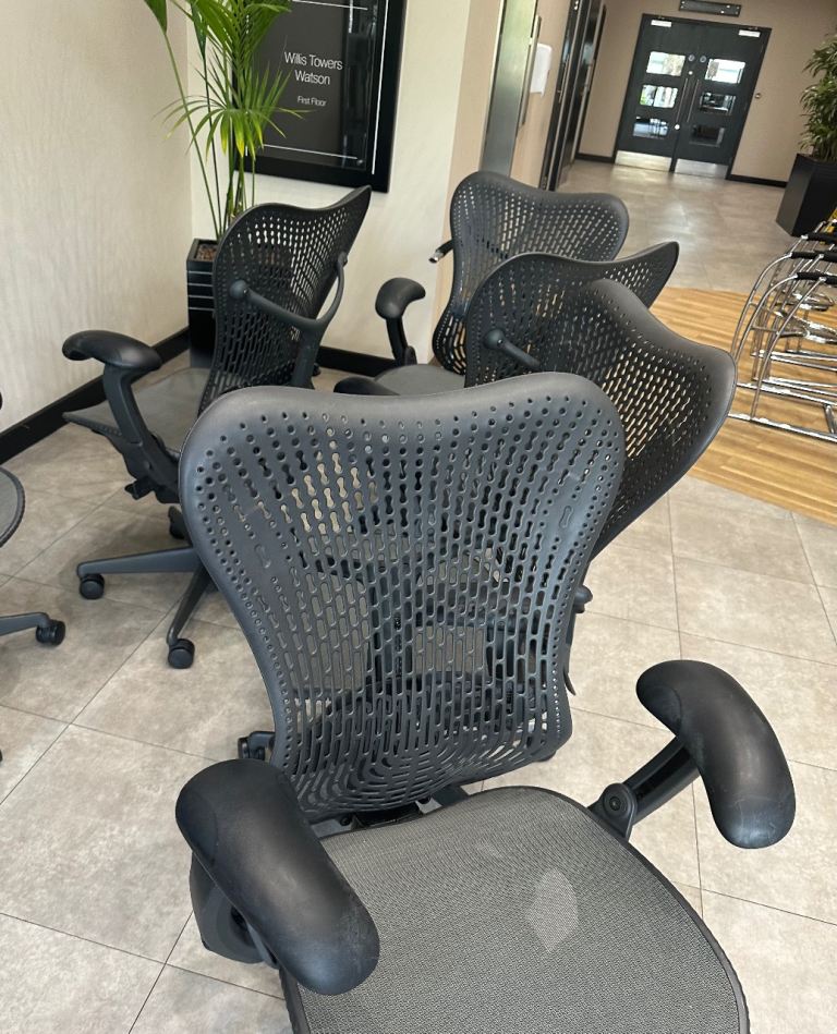 Herman Miller Mirra full specs ergonomic office desk chair. 10 available