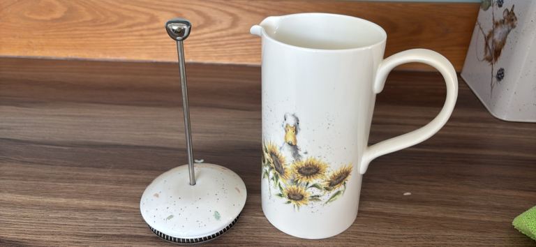 Wrendale French press coffee pot